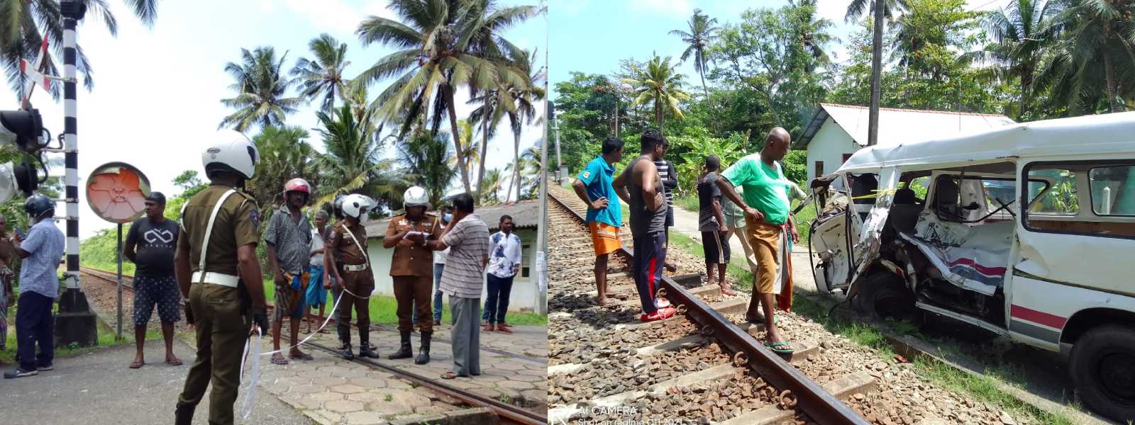 ගාල්ල සහ බලපිටියේ දුම්රිය අනතුරු දෙකක්
